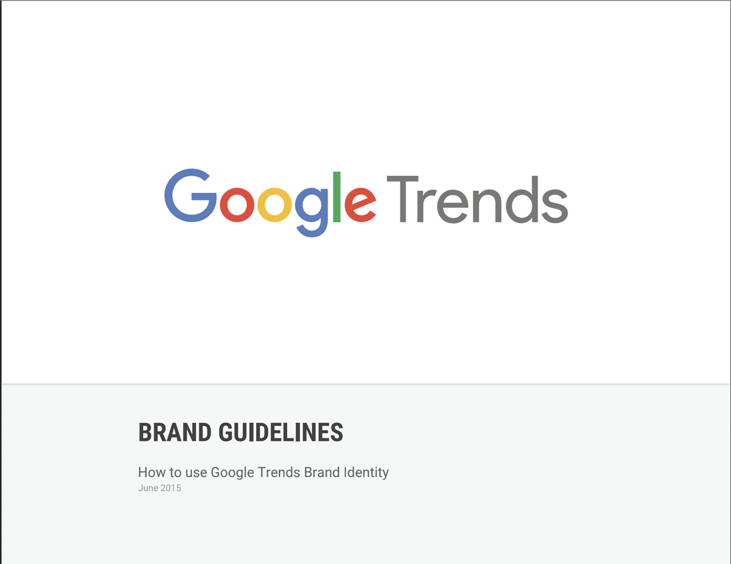 Google Trends Guideline