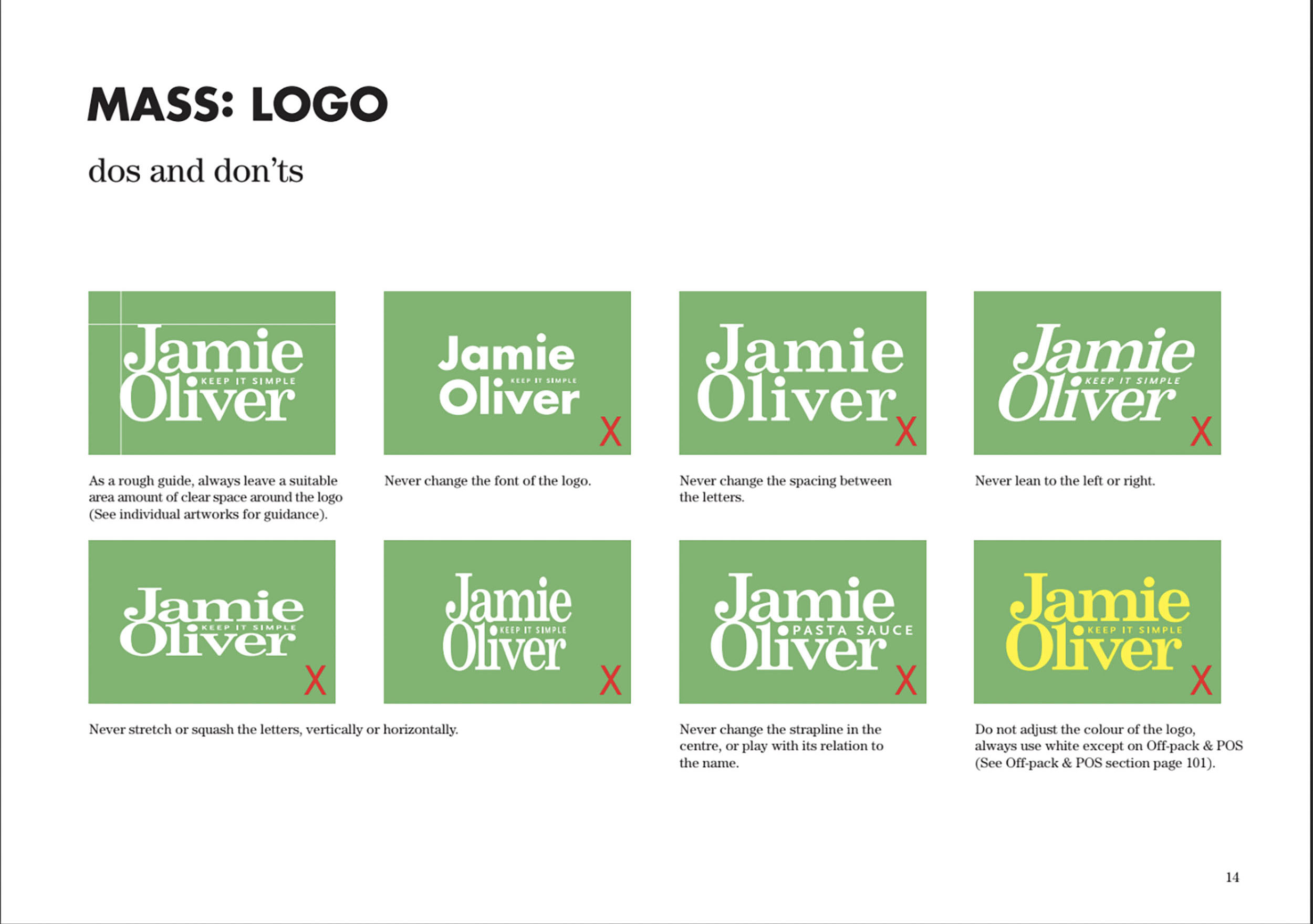 Jamie Oliver Brandbook